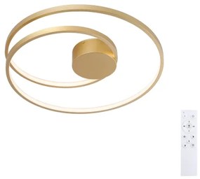 Brilagi - plafoniera LED dimmerabile TWISTER LED/48W/230V Ø 50 cm dorata +DO