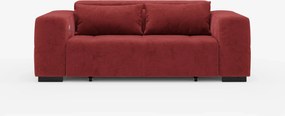 Monarch Divano con Relax Elettrico per allungamento sedute e Poggiatesta Reclinabile in tessuto morbido smacchiabile T31