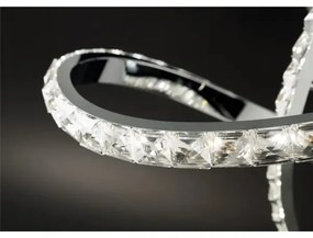 Lampadario da soffitto dimmerabile a LED ABRO LED/26W/230V cromo lucido