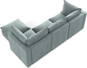 Divano angolare blu (con penisola a destra/con chaise lounge) Manao – Makamii