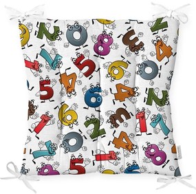 Cuscino di seduta Crazy Numbers in misto cotone, 40 x 40 cm - Minimalist Cushion Covers