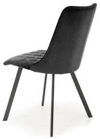 Set di 4 sedie da pranzo RESTIVO, nere