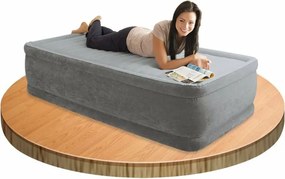 Intex 64412 Letto Materasso Gonfiabile Con Pompa Singolo Dura-Deam