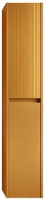 Colonna per mobile bagno Niwa 2 ante P 27 x L 30 x H 160 cm laccato opaco senape con vetro