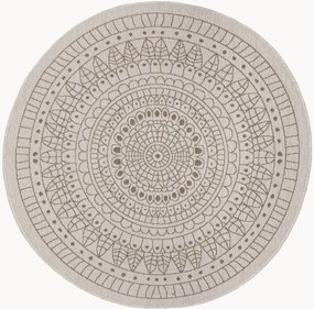 Tappeto rotondo reversibile da interno-esterno Porto