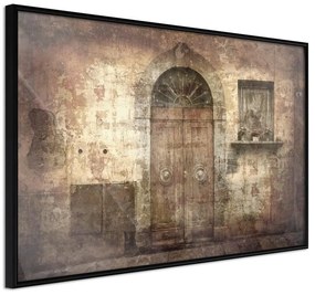 Poster  Mysterious Door  Cornice Quadri Cornice nera, Larghezza x Altezza Home decor 30x20