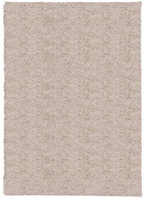 Tappeto Shaggy a Pelo Lungo Moderno Beige 200x280 cm