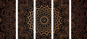 Quadri 5 pezzi – Mandala vintage in stile indiano