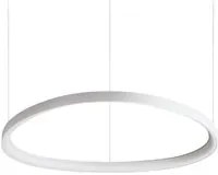 Lampadario A Sospensione Contemporaneo Gemini Metallo Bianco Led 55W 3000K Ip20