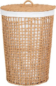 Cesto portabiancheria in carta di colore naturale 77 l Pomal - House Nordic