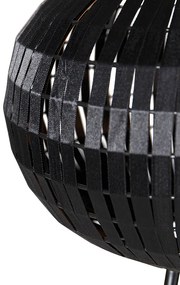 Lampada da terra moderna a treppiede nera - Zoë