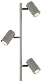 Globo 57911SS - Lampada con piedistallo ROBBY 3xGU10/5W/230V grigio