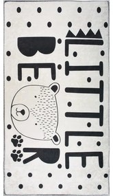 Tappeto per bambini bianco e nero lavabile 80x120 cm Little Bear – Vitaus