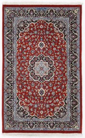 Isfahan Tappeto 130x80 (Iran) Annodato A Mano