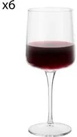 Set 6 calici vino rosso in vetro 430 ml Iconic