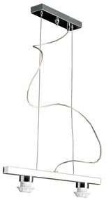 Pendel Ester con cavo in metallo 115 cm, grigio, con portalampada E27