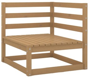 Set Divani da Giardino 6 pz in Legno Massello di Pino