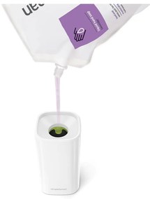 Dispenser di sapone in acciaio bianco 295 ml Pulse - simplehuman