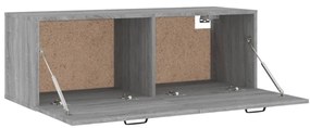 Mobile Pensile Grigio Sonoma 100x36,5x35 cm Legno Multistrato