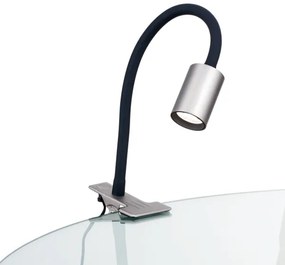 Orion Str 10-489- LED Lampada da tavolo flessibile con clip KURT LED/5W/230V argento