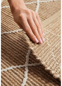 Passatoia di colore naturale in iuta tessuta a mano 80x200 cm Kunu – Hanse Home