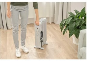 Sencor - Radiatore ad olio con 9 elementi, 800/1200/2000 W, 230 V, bianco