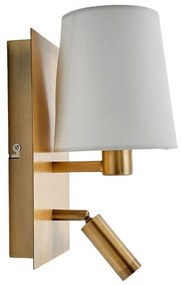 Lindby - Aiden Applique da Parete Brass/White Lindby