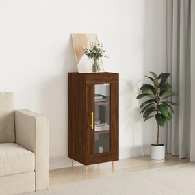 Credenza Rovere Marrone 34,5x34x90 Cm İn Legno Multistrato /