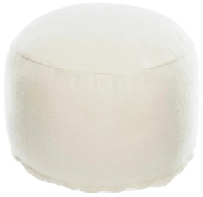 Kave Home - Pouf rotondo Flaminia bianco Ø 45 cm