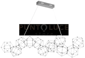 Sospensione lucciola 12 elementi md18001068-12ass acciaio