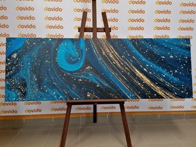 Stampa su tela – Astrazione smeraldo