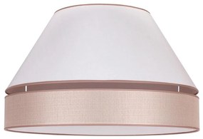 Duolla - Plafoniera AVIGNON 3xE27/15W/230V diametro 60 cm bianco/beige