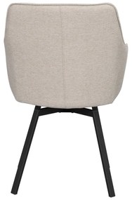 Set di sedie da pranzo beige in imbottito 2 pz Alison – Rowico