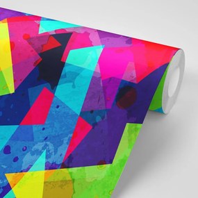 Carta da parati – Motivo geometrico con effetto grunge