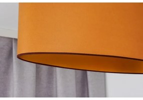 Duolla - Lampadario a plafone OVAL VEGAN 2xE27/15W/230V marrone