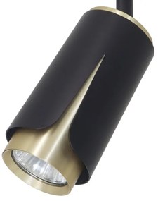 Faretto per sistema a binario FIORE 1xGU10/8W/230V nero