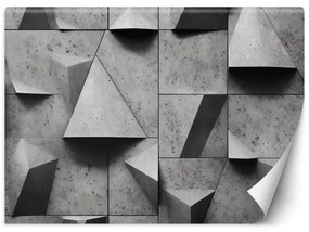 Carta Da Parati, Forme geometriche concrete 3D