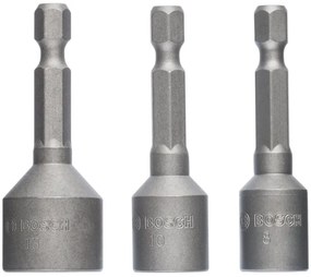 Accessories Llaves vaso 8,10,13mm: 50 mm:set 3uds - Bosch