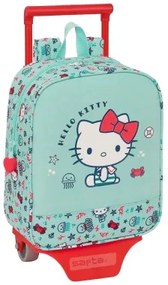 Trolley per la Scuola Hello Kitty Sea lovers Turchese 22 x 27 x 10 cm