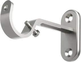 Bastone per tende color argento opaco in acciaio regolabile 107 - 305 cm Flute – Umbra