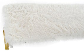 Panca DKD Home Decor Argento Bianco (120 x 40 x 45 cm)