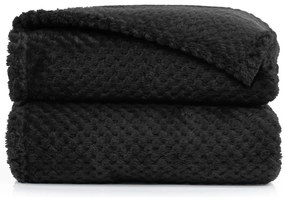 Coperta in microfibra nera, 150 x 200 cm Henry - DecoKing