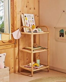 Kave Home - Set Nunila di 2 cassetti per mobile contenitore in legno massello di pino FSC MIX Credit