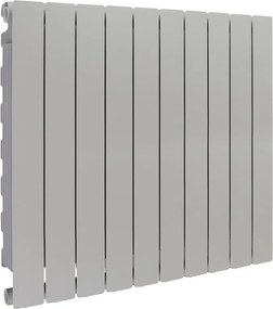Termosifone in alluminio 10 elementi interasse 700 mm PRODIGE MODERN silver