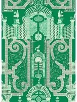 Mindthegap Carta da parati Emperors Labyrinth - Green/ Taupe