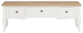 Mobile porta tv bianco 100x35x35 cm in legno