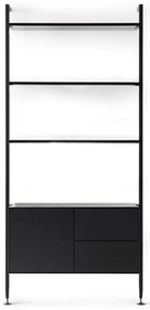 Libreria nera in rovere 94x210 cm Edge by Hammel - Hammel Furniture