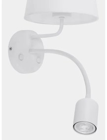 Applique MAJA 1xE27/15W/230V + 1xGU10/10W/230V bianco