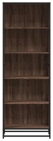 Libreria rovere marrone 60x35x170,5 cm in truciolato