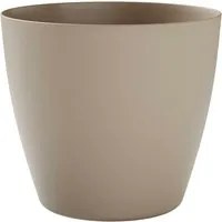 Vaso da Interno e Esterno 50x45 cm in Polipropilene Bayon 50 Milk Bianco Latte